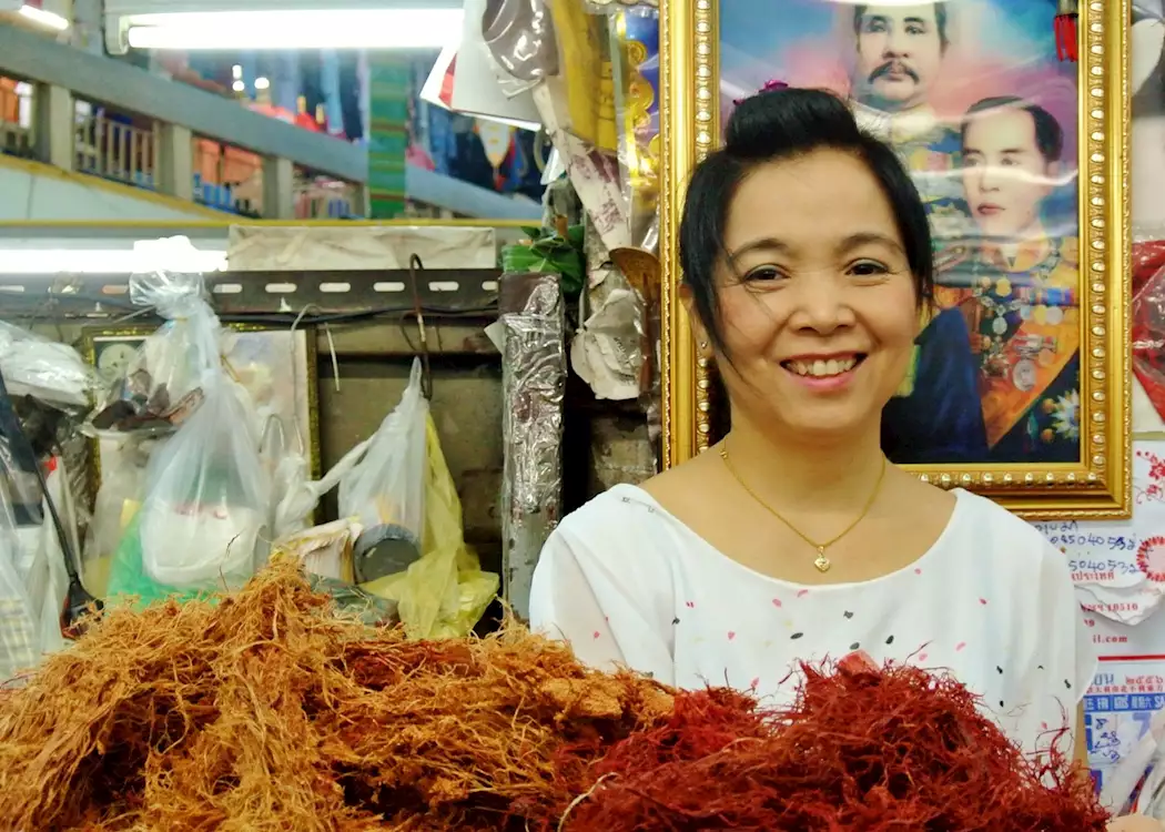 Lady at Chiang Mai Market, Thailand