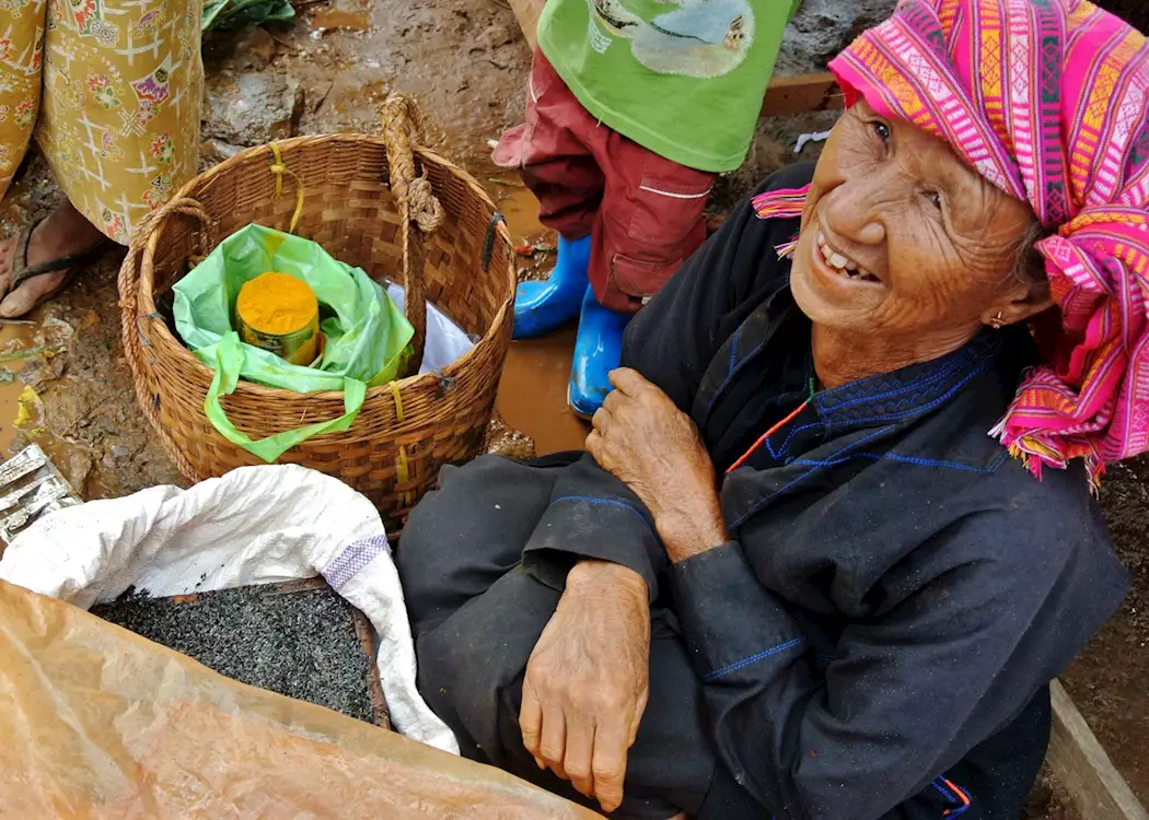 Lady at the Heho Market, Burma (Myanmar)