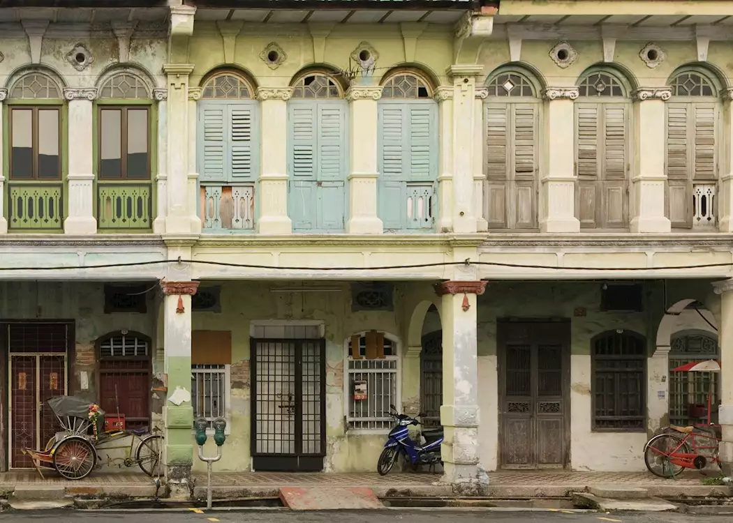 Shop houses in George Town, Penang
