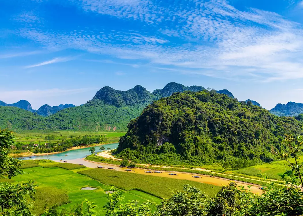 Scenery around Phong Nha-Ke Bang National Park, Vietnam