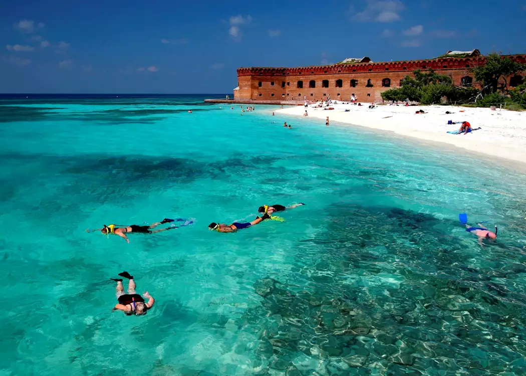 Snorkelling at Fort Jefferson, Dry Tortugas National Park, Florida