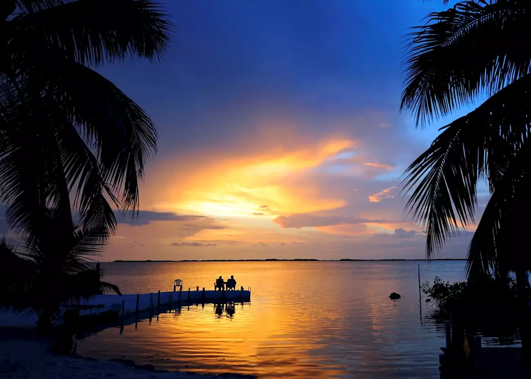 Sunset near Key West