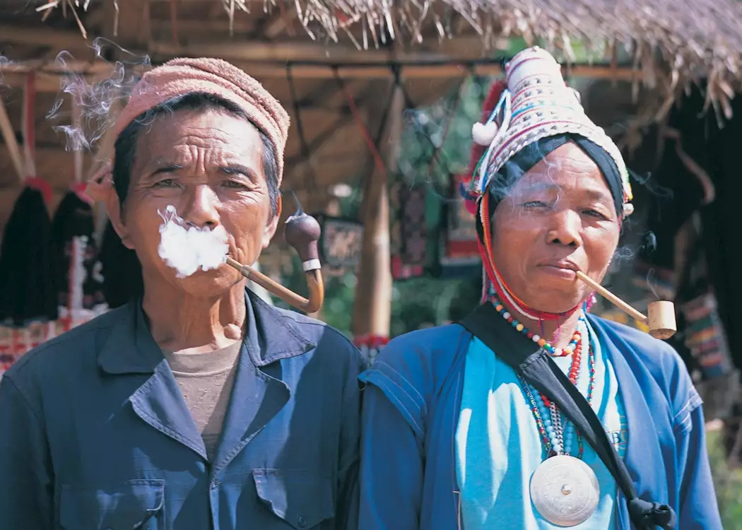 Couple from the Akha tribe, Chiang Rai