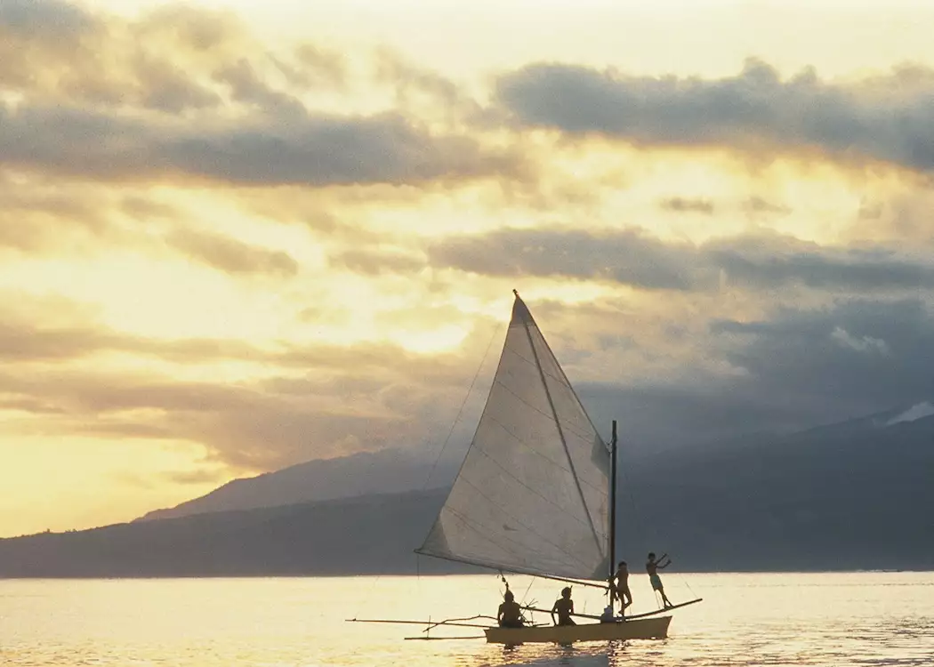 Sailing in Tahiti
