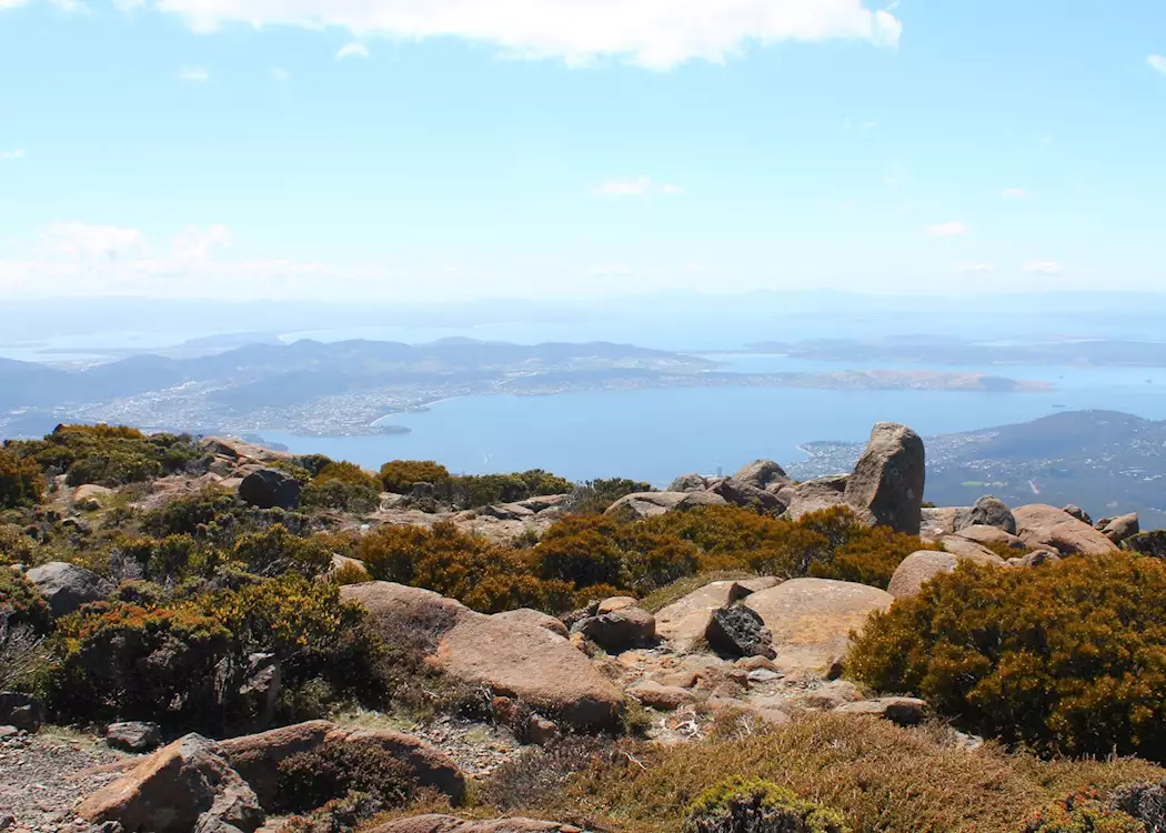 View from Mt Wellington, Hobart 