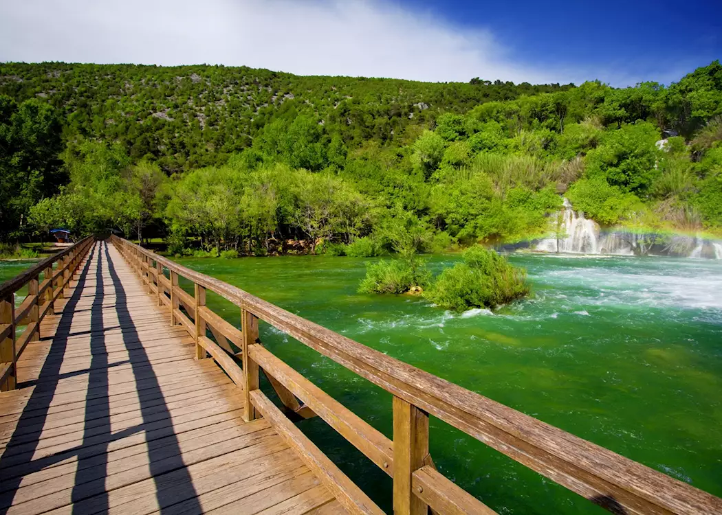 Walking trails at Krka National Park, Croatia