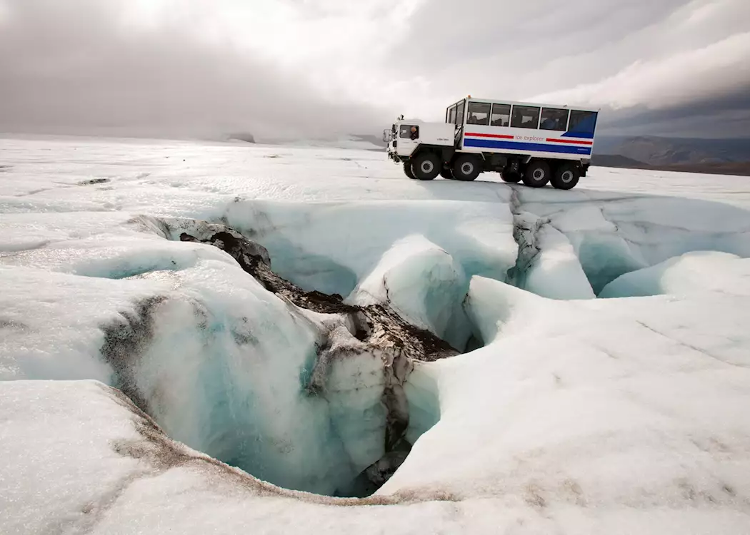 Into the Glacier tour by bus , Húsafell