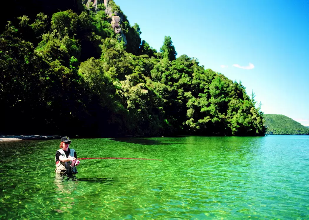 Fishing on Lake Taupo