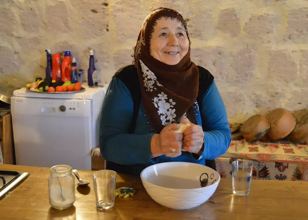 Cookery course at a local home, Cappadocia