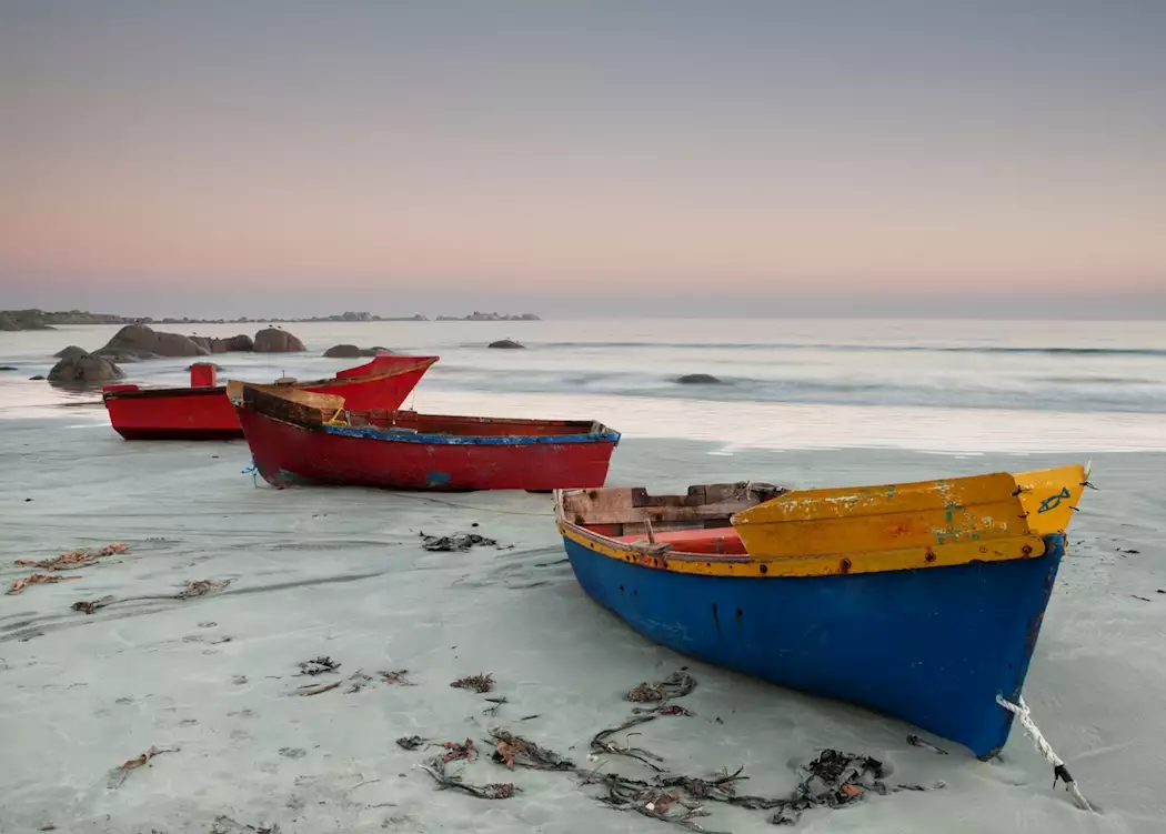 Boats on the beach, Paternoster