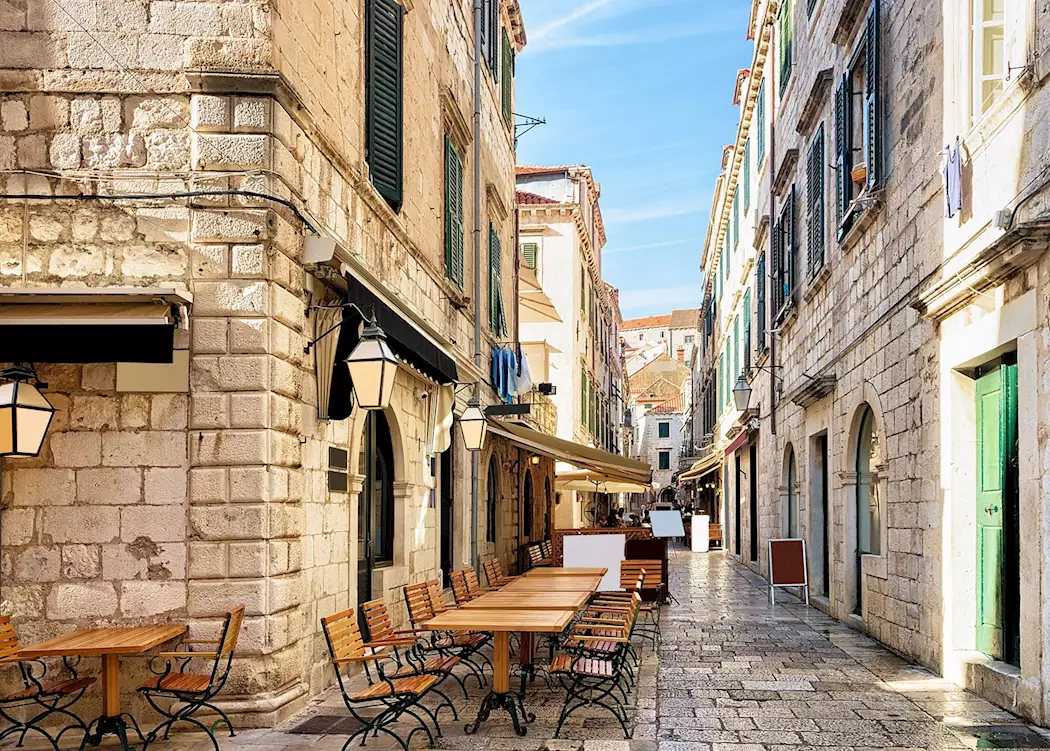 Limestone streets of Old Town, Dubrovnik