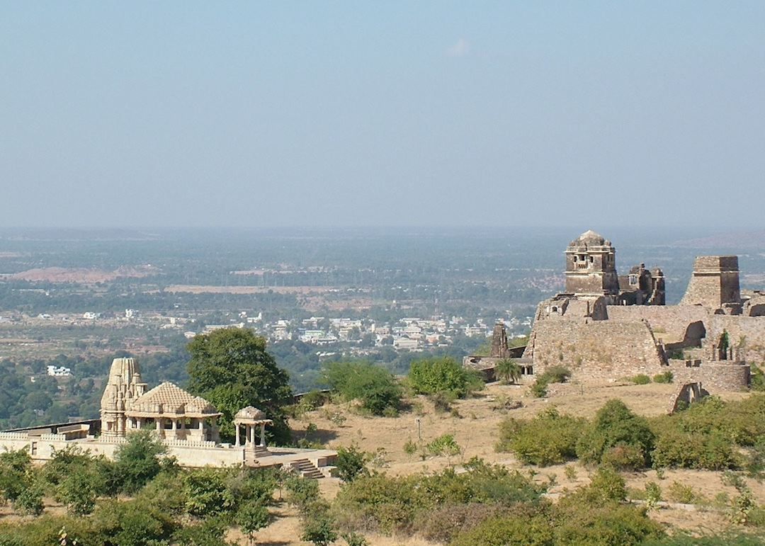 View from the Victory Tower, Chittorgarh
