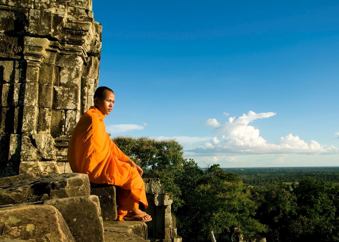 Monk, Angkor Wat