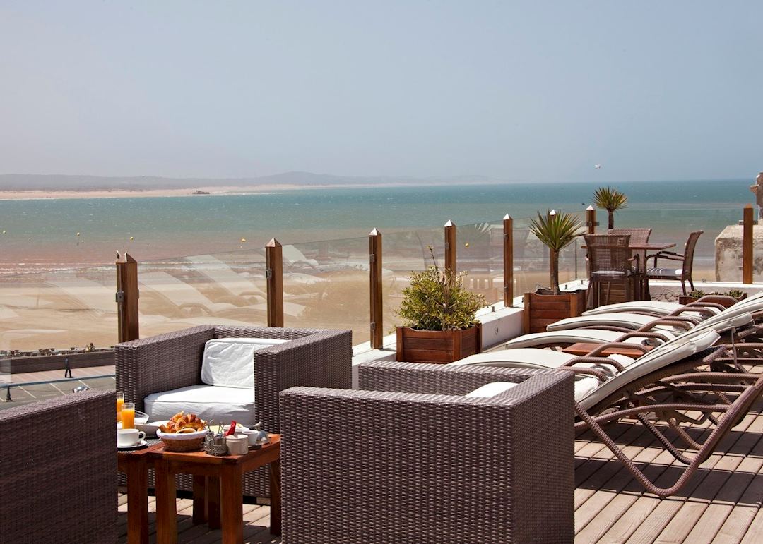Roof terrace, Villa De L'O, Essaouira