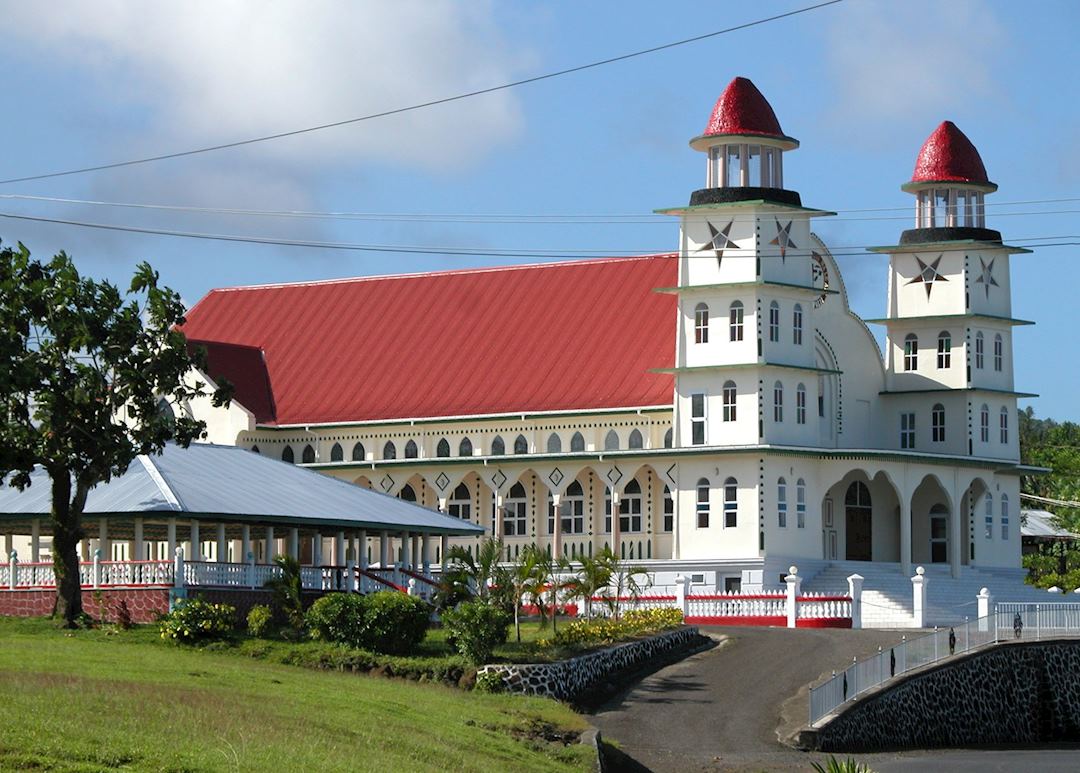 Typical village church, Savai'i