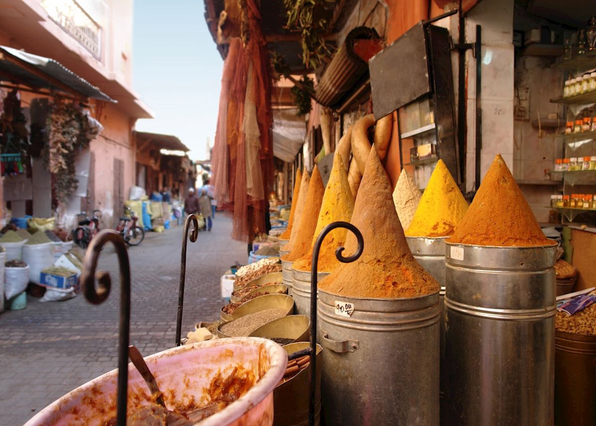 Spices in the medina, Marrakesh Spices in the medina, Marrakesh