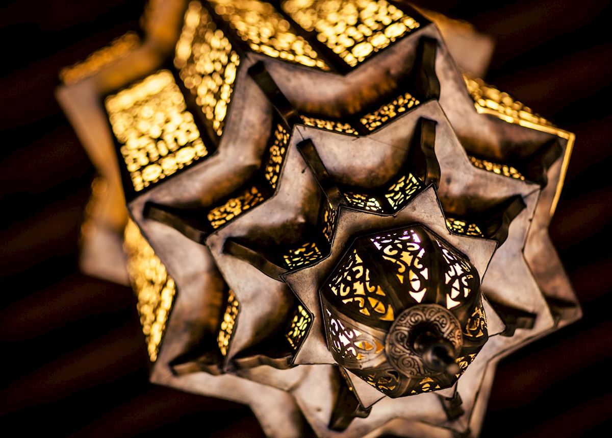 Traditional Moroccan lamp