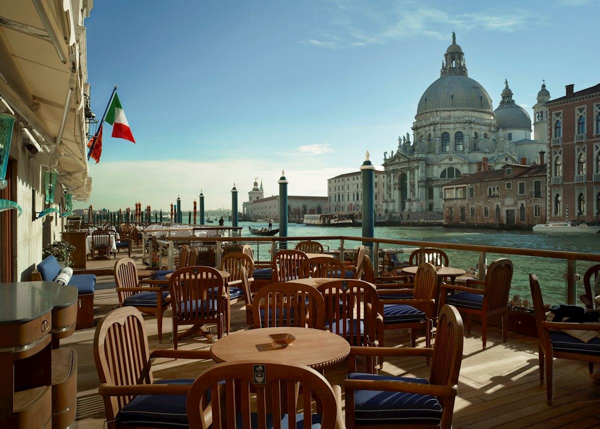 Riva Lounge terrace, Gritti Palace, Venice