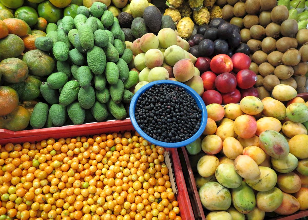 Local market in Bogota