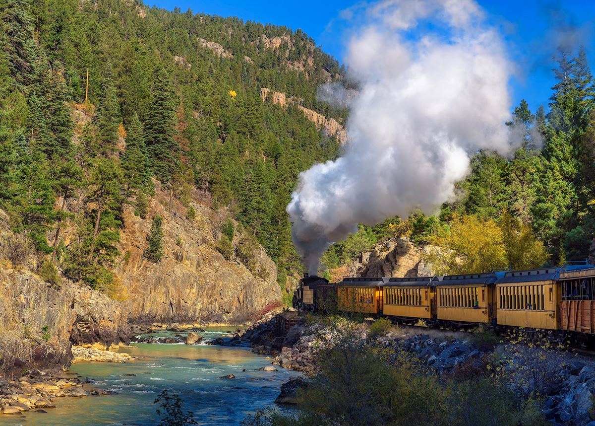 Durango and Silverton historic Steam Engine, Colorado