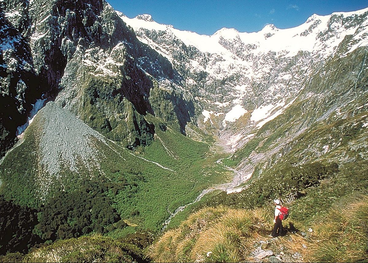 Breathtaking views on the Milford Track, Fiordland Breathtaking views on the Milford Track, Fiordland