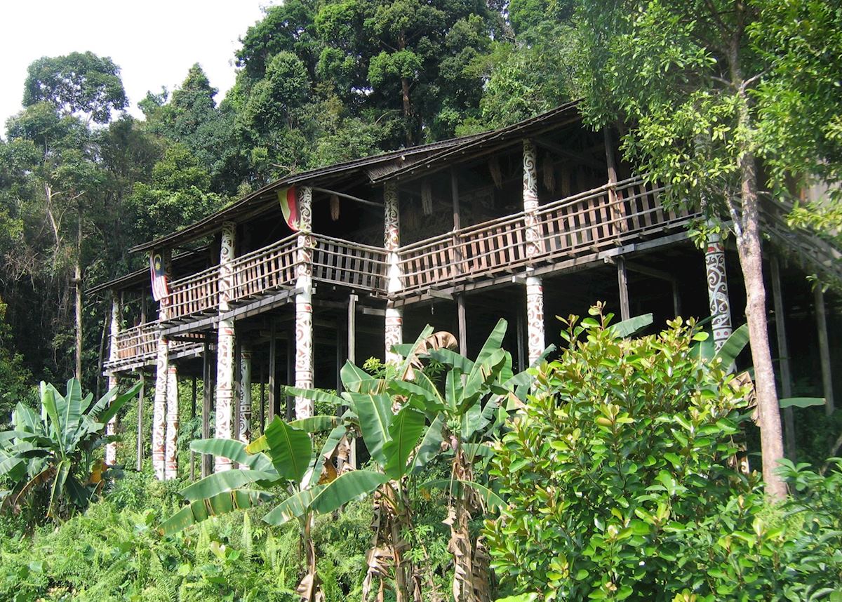 Orang Ulu house at the cultural village