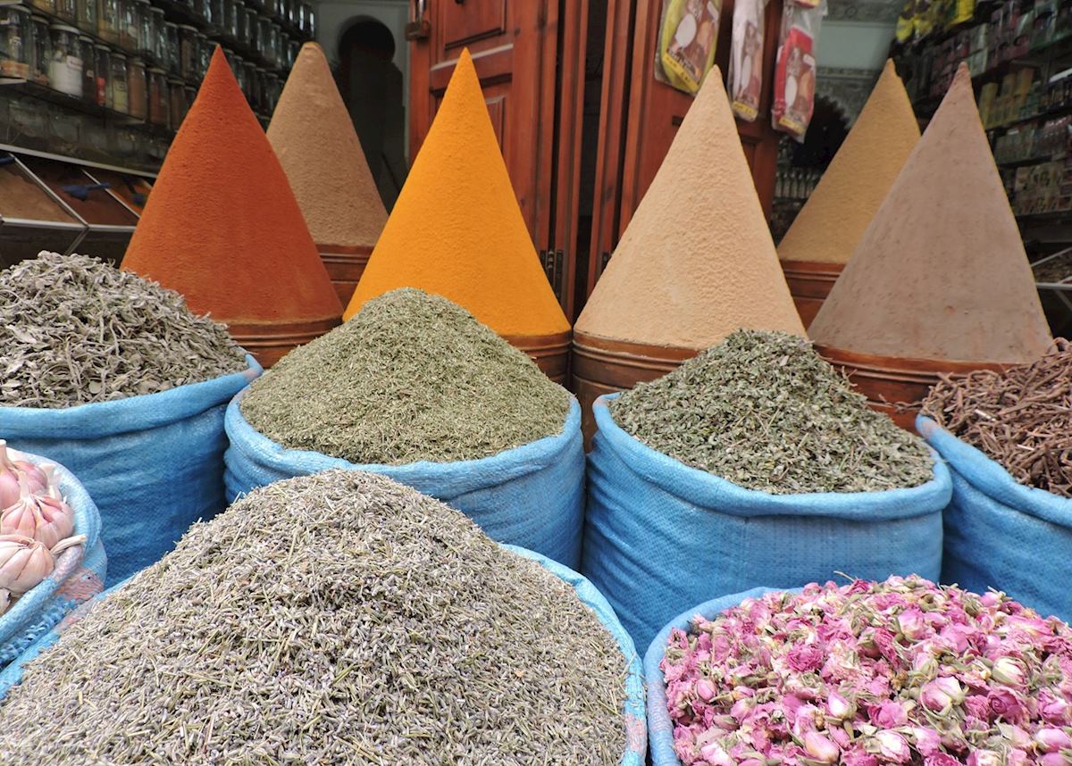 Spices in the markets of Marrakesh Spices in the markets of Marrakesh