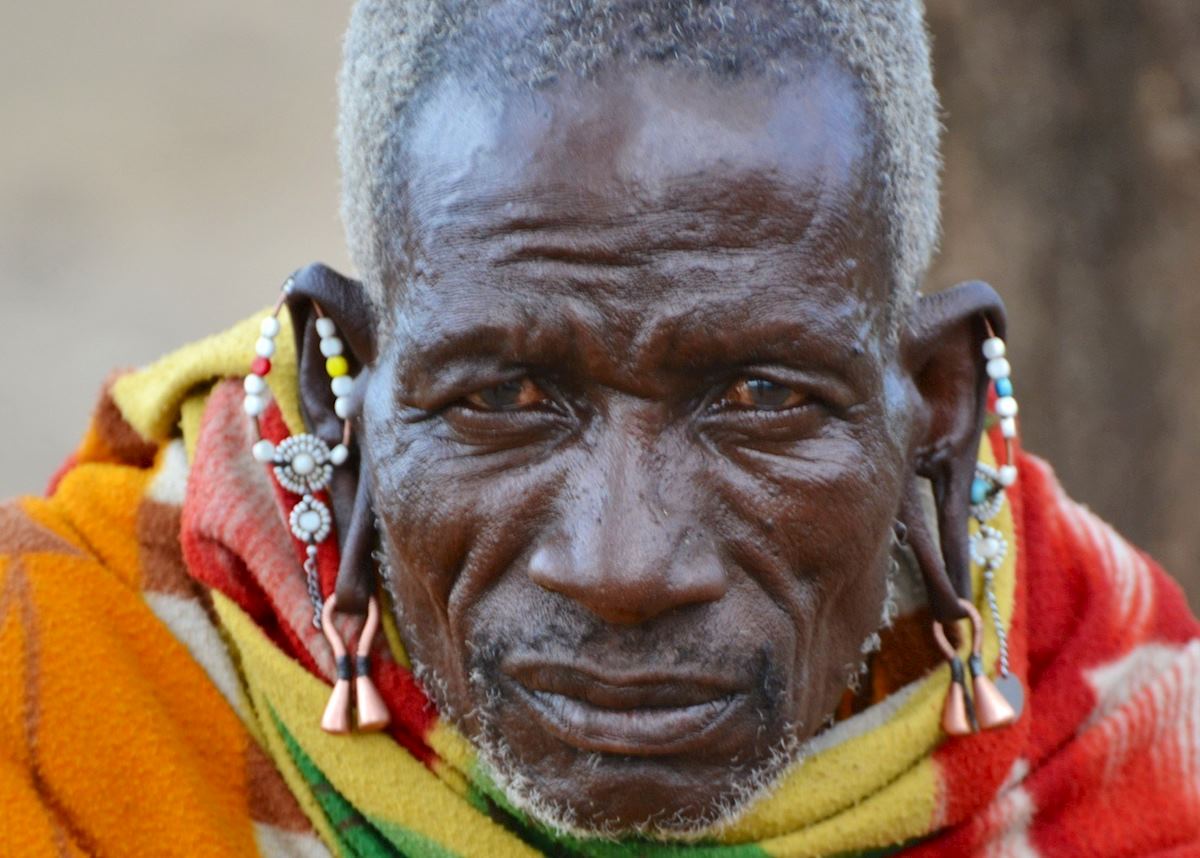 Maasai chief Maasai chief
