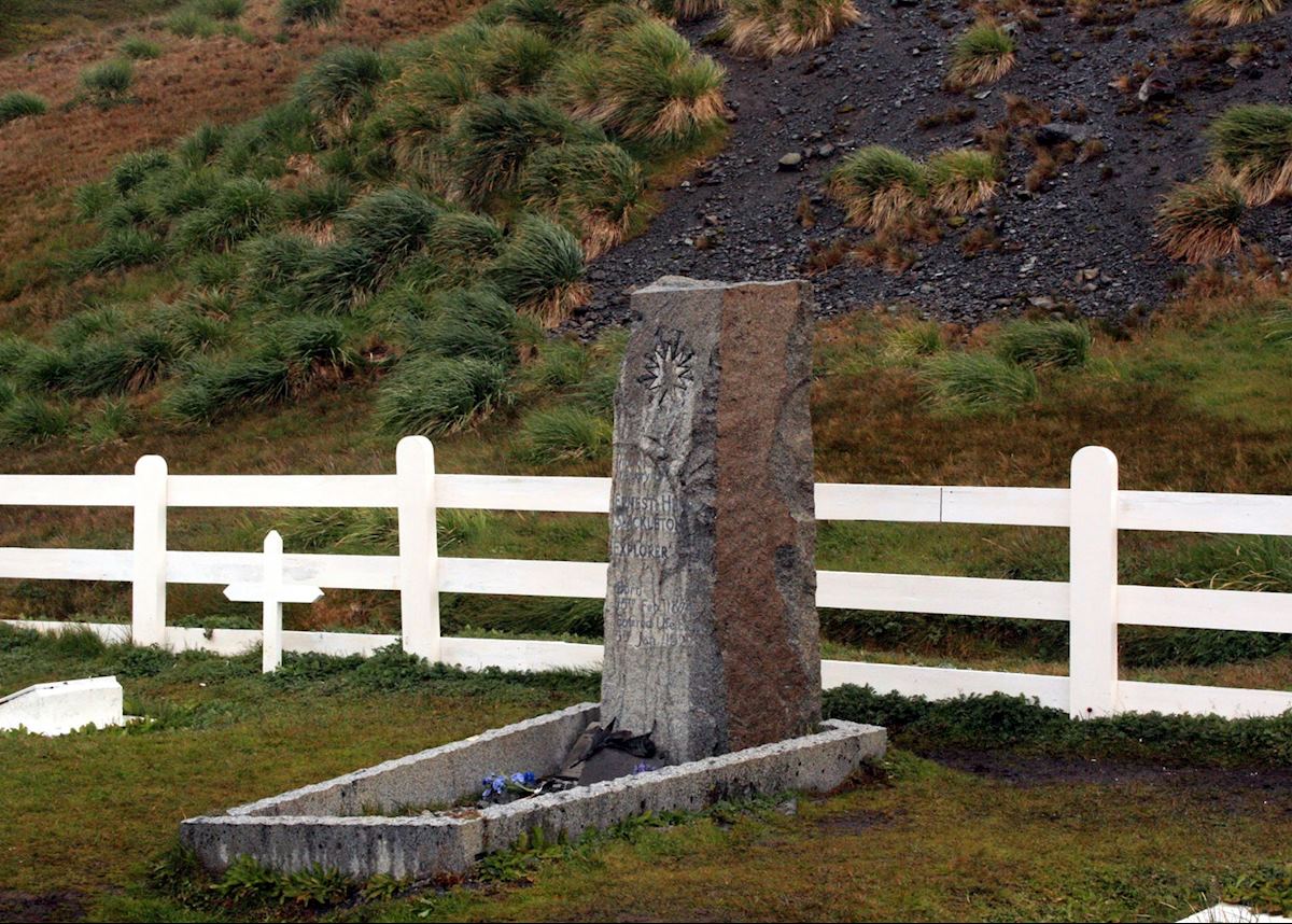 Shackleton's grave, Grytviken, South Georgia