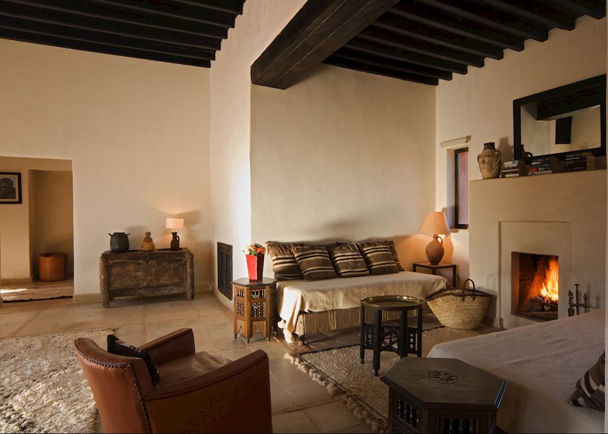Deluxe suite, Kasbah Bab Ourika, The High Atlas Mountains