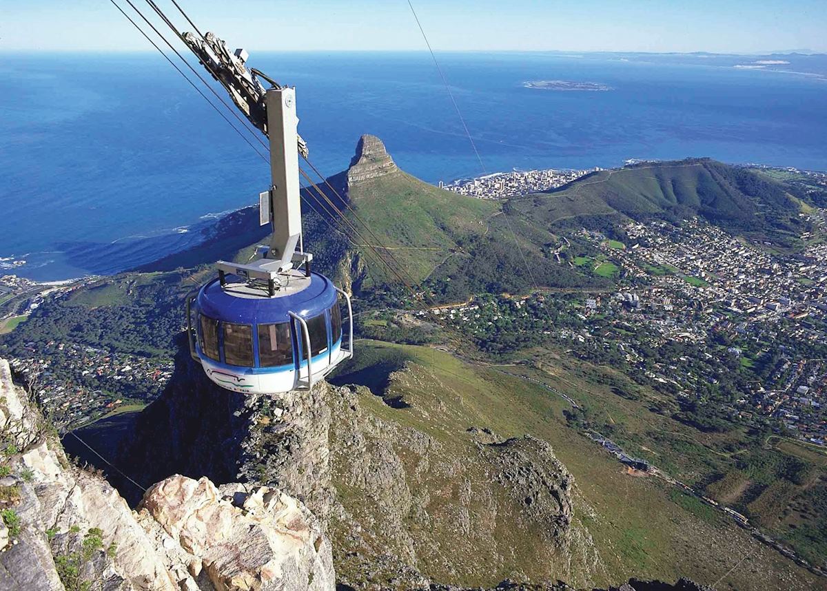 View from the Table Mountain cable car, Cape Town