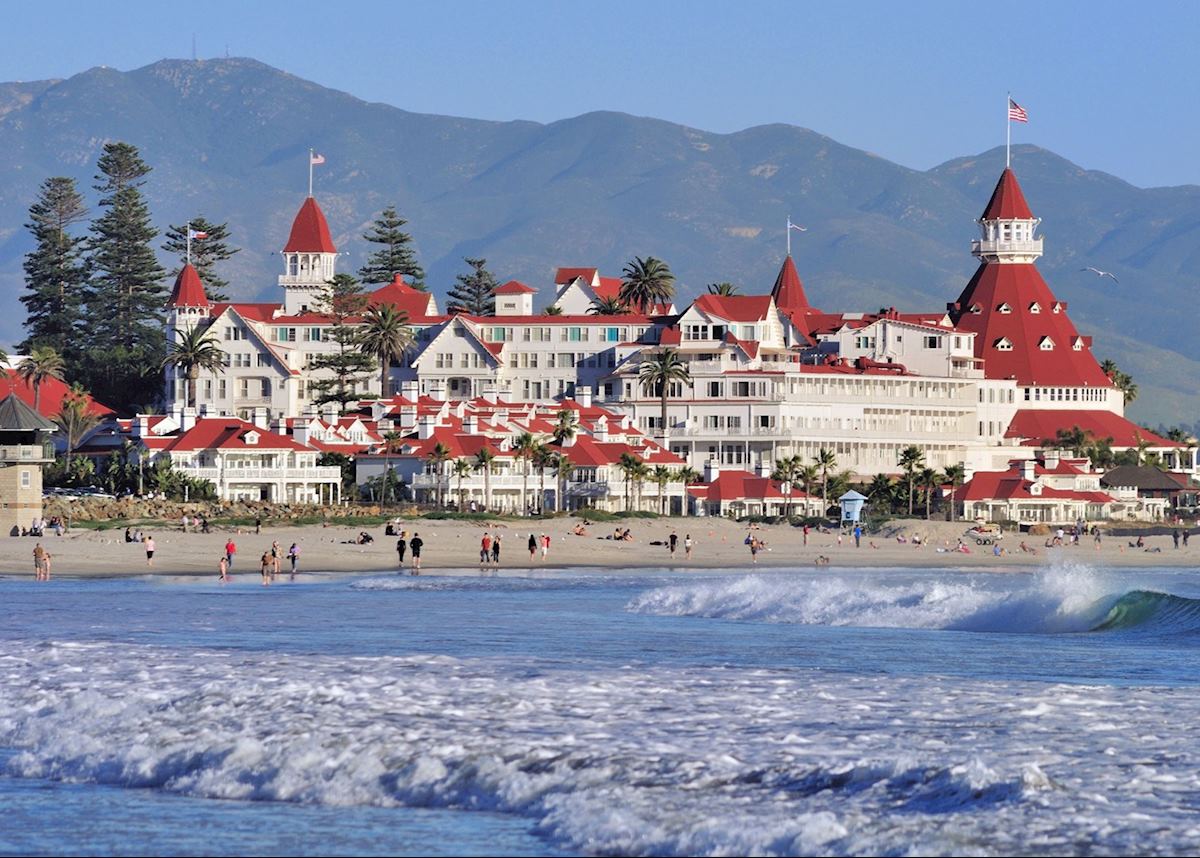 Beach, Hotel del Coronado, San Diego