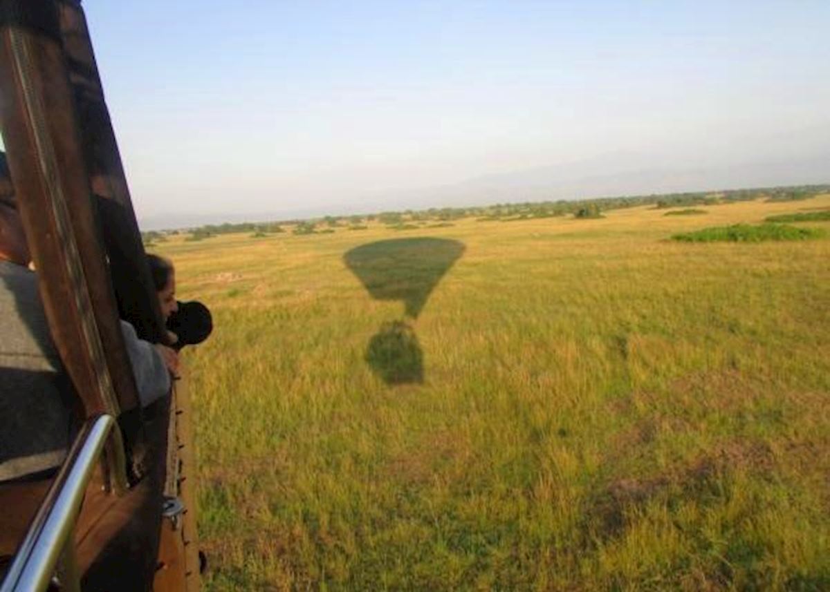Hot air ballooning, Queen Elizabeth National Park Hot air ballooning, Queen Elizabeth National Park