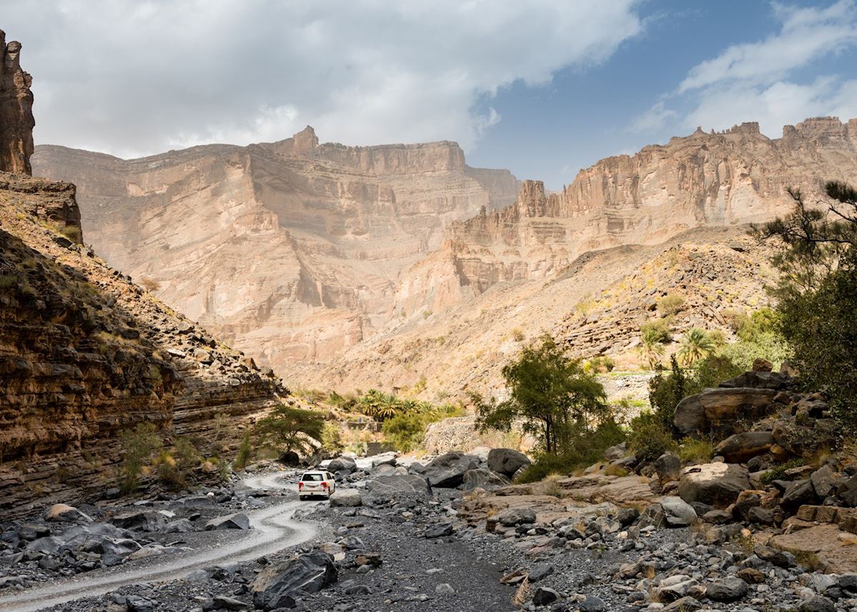 Wadi Bani Auf, Hajar Mountains Wadi Bani Auf, Hajar Mountains