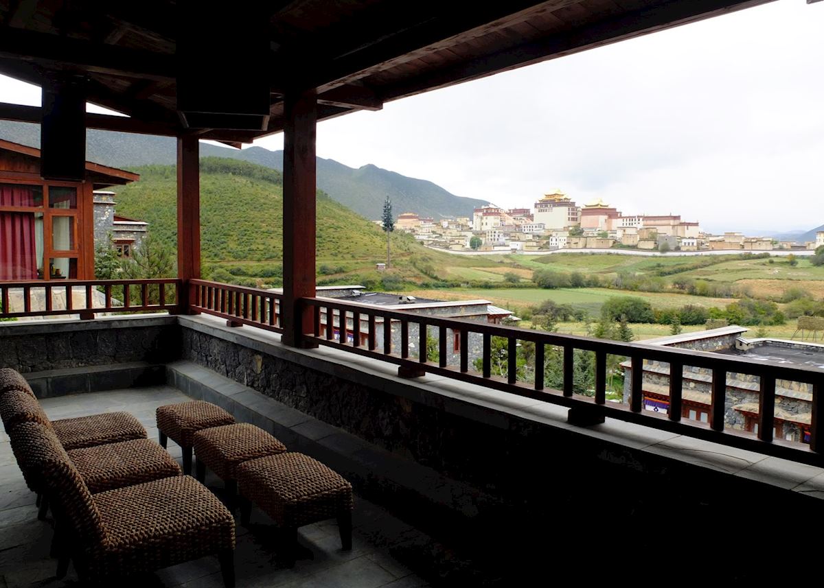 Songtsam Retreat balcony Songtsam Retreat balcony