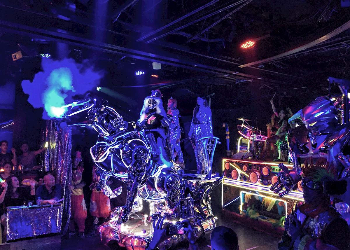 Robot show in Shinjuku, Tokyo Robot show in Shinjuku, Tokyo