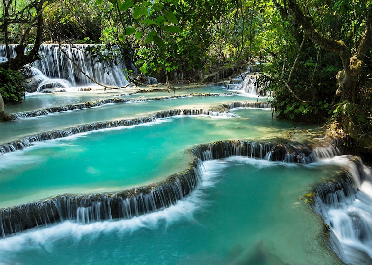 Kuang Si Waterfall, Luang Prabang Kuang Si Waterfall, Luang Prabang