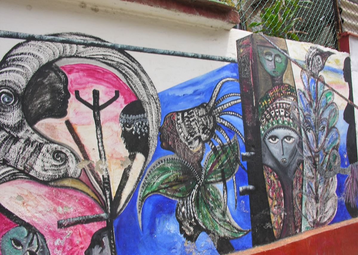 Murals in Callejon Hamel, Havana Murals in Callejon Hamel, Havana