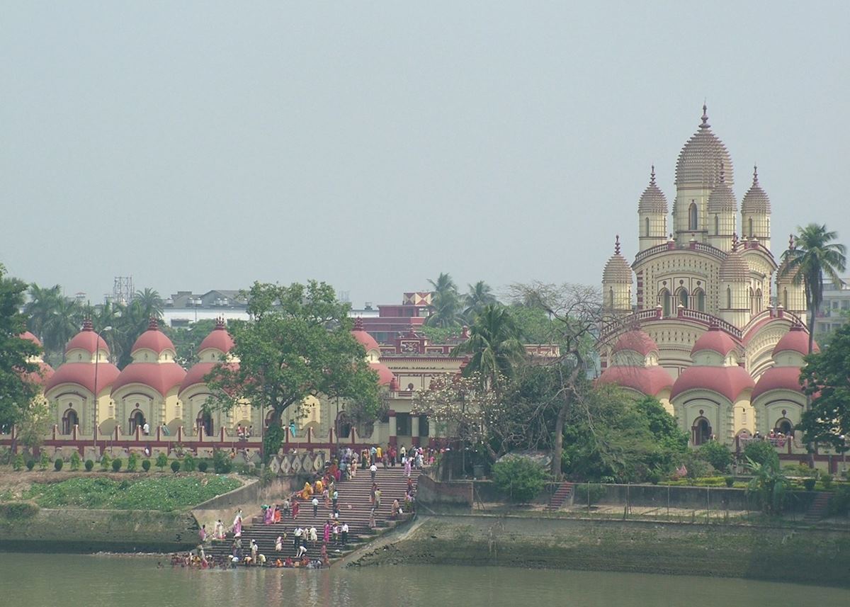 Kali temple complex on the banks of the Hugli, Calcutta Kali temple complex on the banks of the Hugli, Calcutta