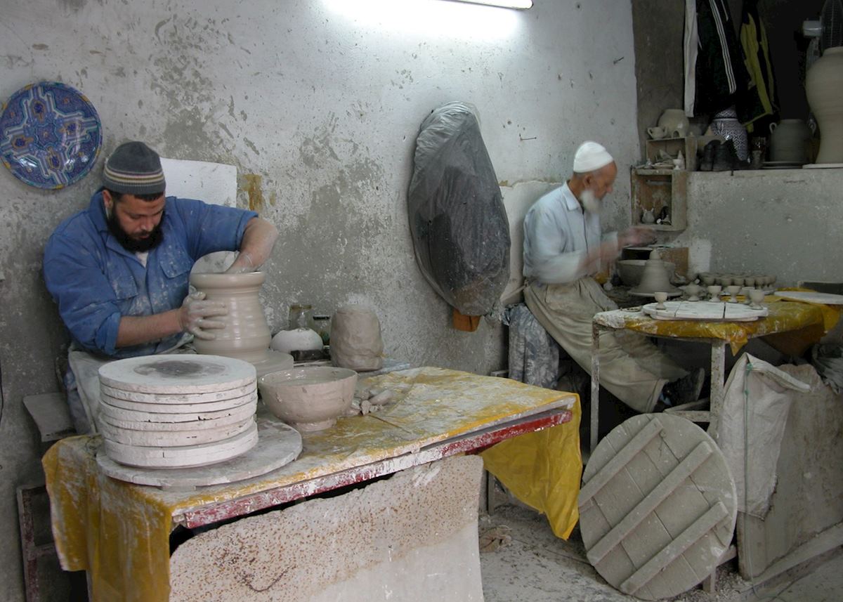 Potters at work, Fez Potters at work, Fez