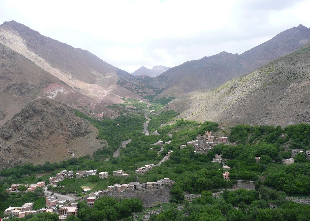 The High Atlas Mountains, Morocco The High Atlas Mountains, Morocco