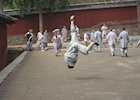 Young monks practising their moves, Shaolin