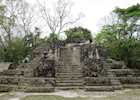 Mayan ruins at Uaxactun