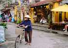 Local with bike, Hoi An
