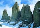 The famous towers of Torres del Paine National Park