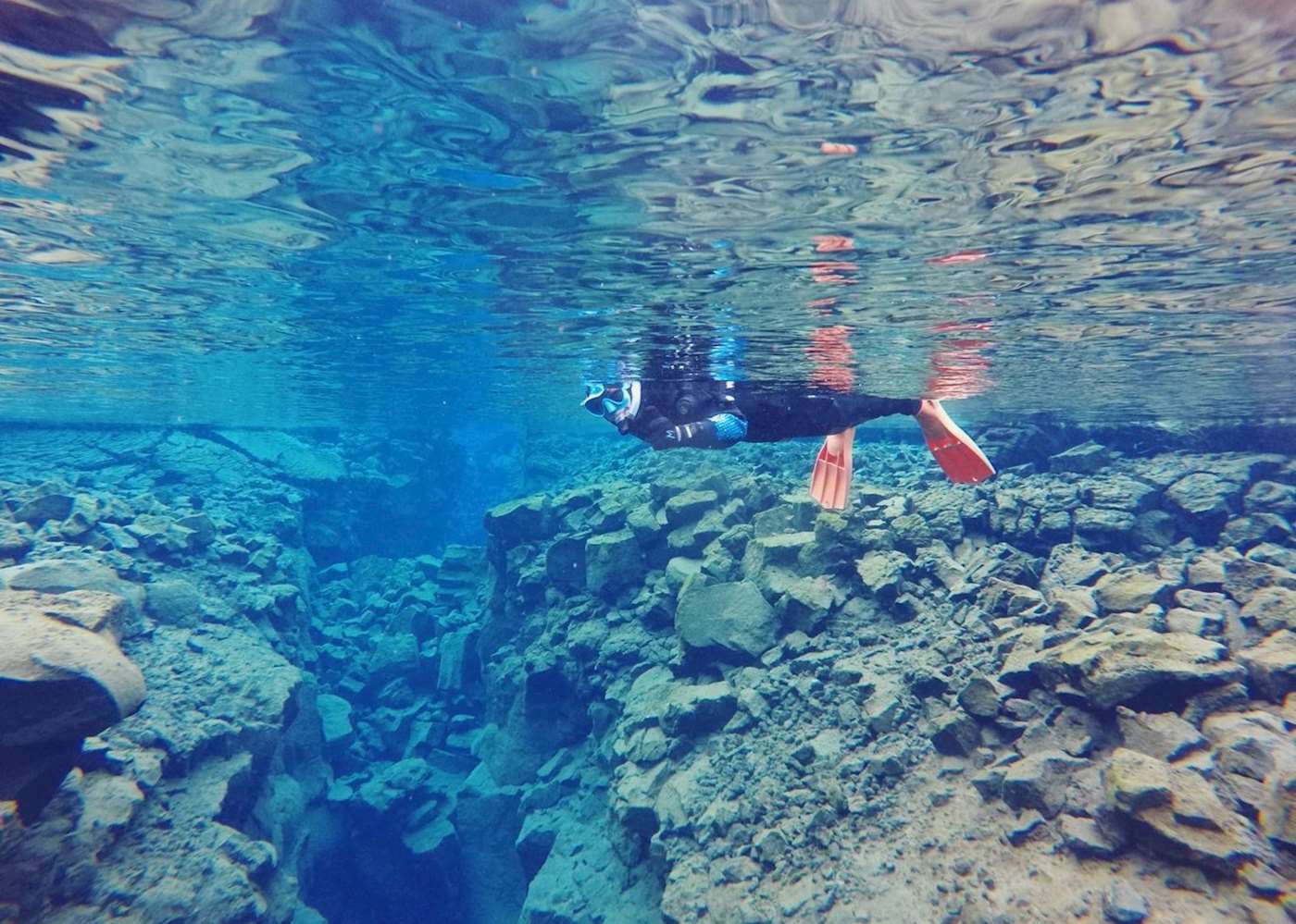 Group snorkel in Þingvellir National Park | Audley Travel UK