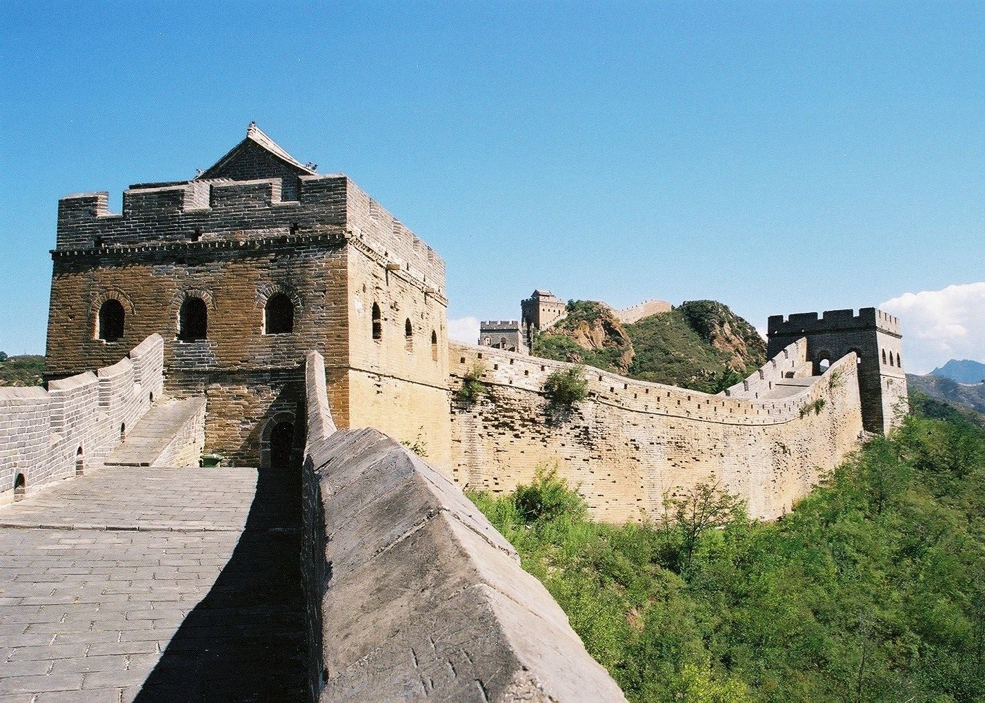 great wall of china towers inside