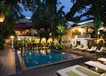 Pool area at Villa Langka