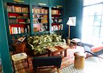 The library at the American Trade Hotel, Panama City