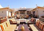 Outdoor lounge area, Desert Nights Resort